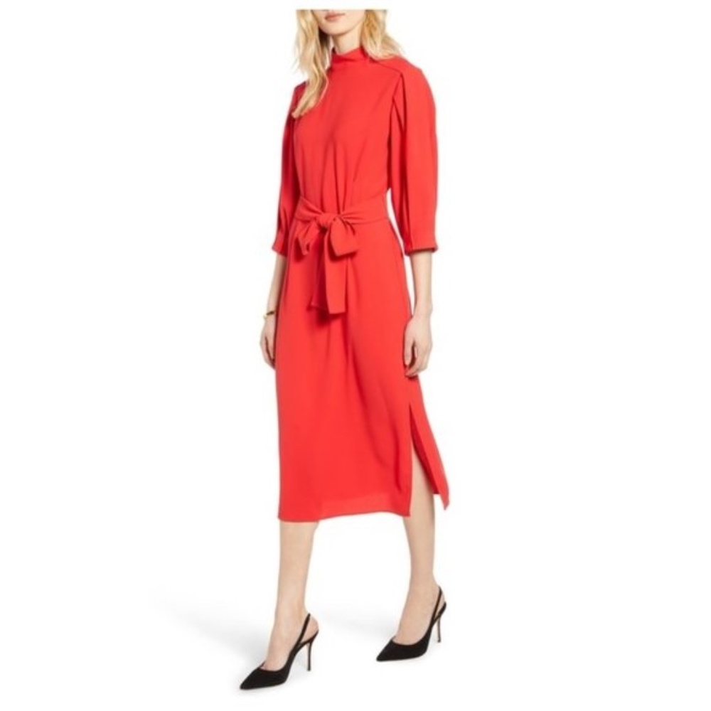 Halogen Tie Waist Dress